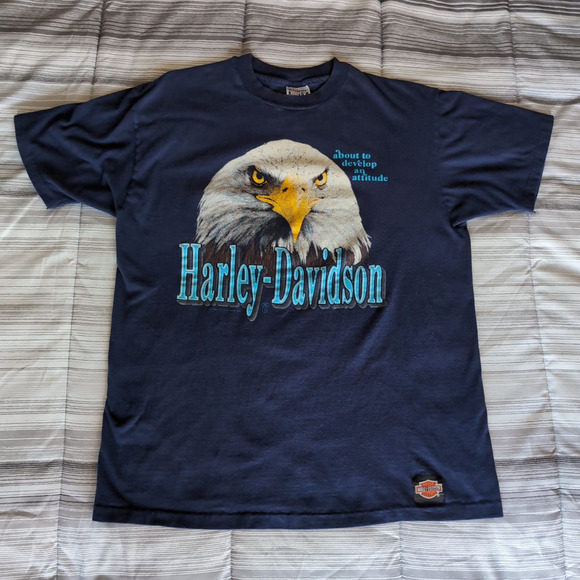 VTG 1990 Harley Davidson T Shirt XL Single Stitch Stratman VTG 1990 Harley Davidson T Shirt XL Single Stitch Stratman
